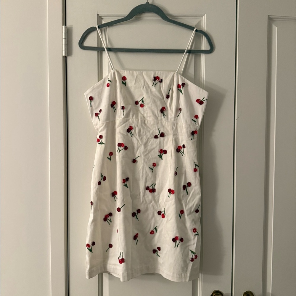 Anthropology Cherry Dress